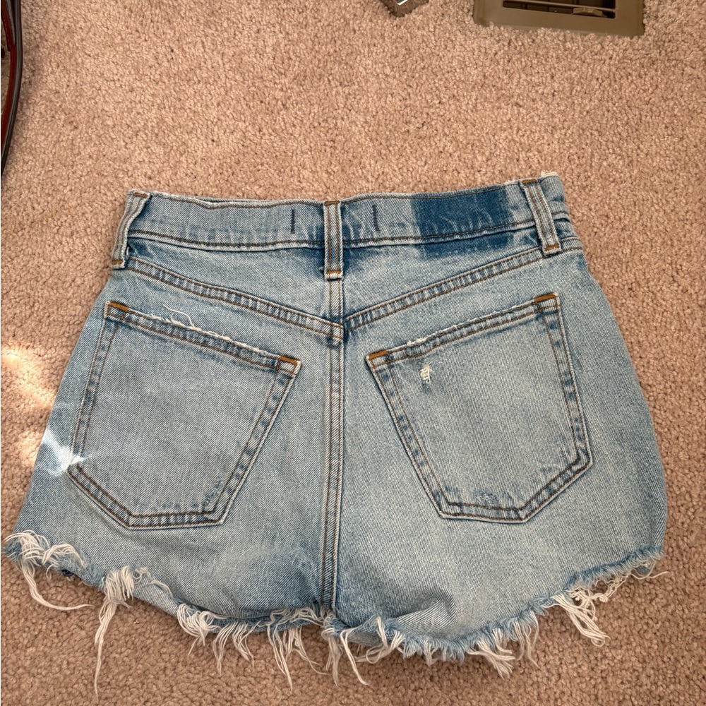 Abercrombie & Fitch The Mom Mid Rise Short 00 24 Curve Love - Picture 3 of 3